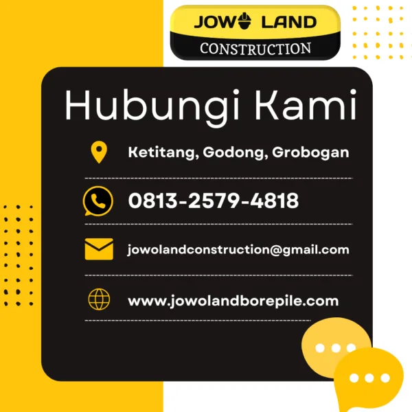 Hubungi kami PT. JOWOLAND CONSTRUCTION