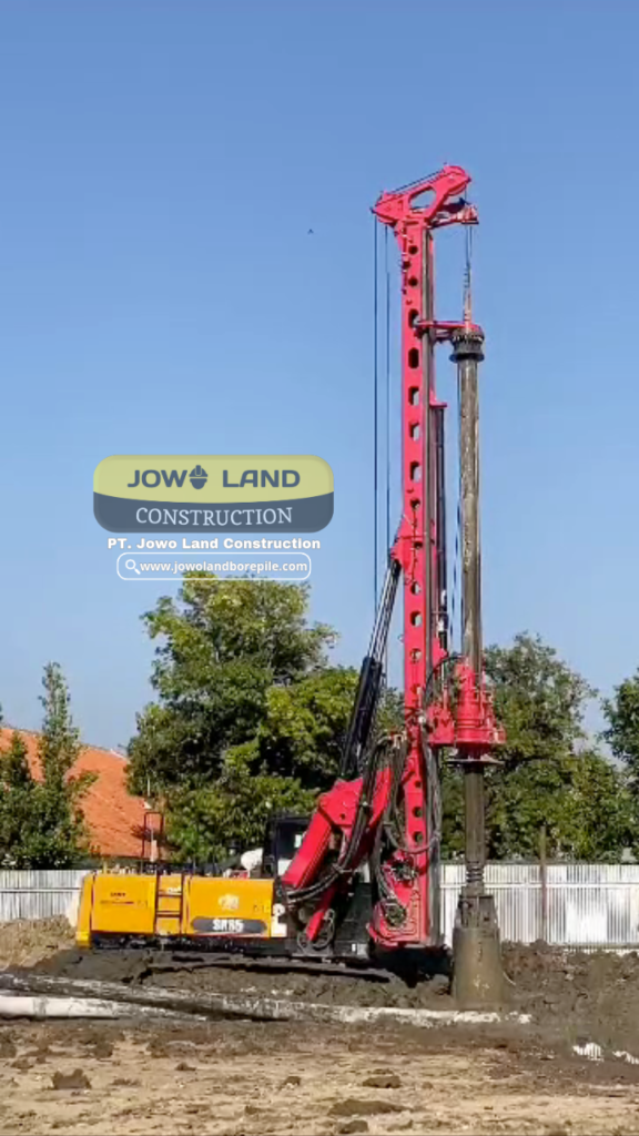 alat berat bore pile PT. Jowoland Construction