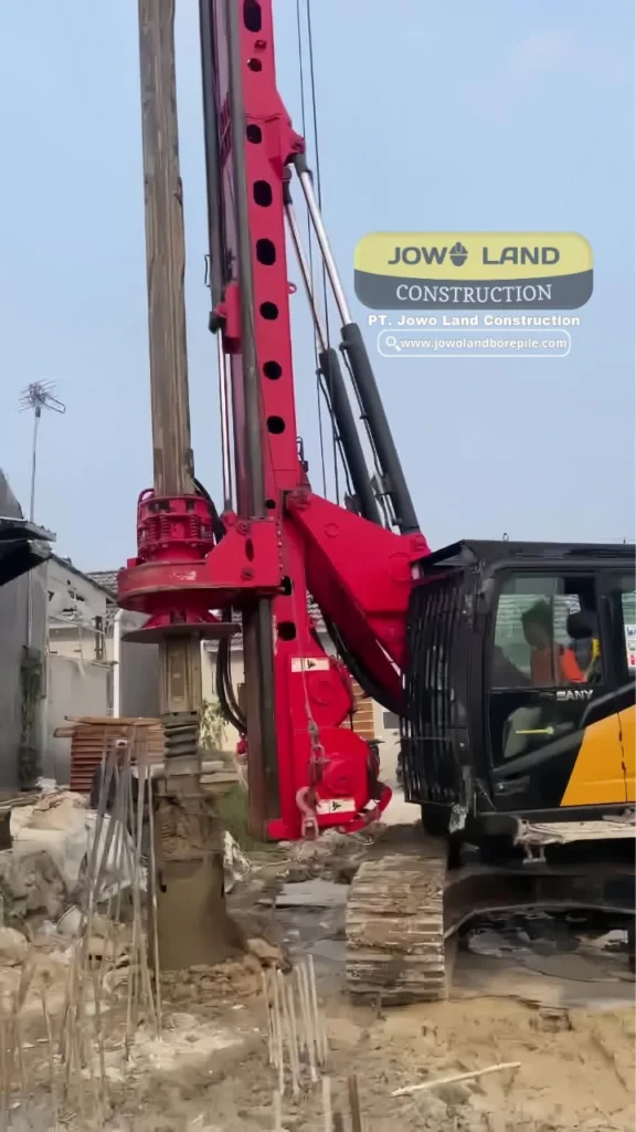 Kontraktor Bore Pile Alat Berat Excavator PT. Jowoland Construction