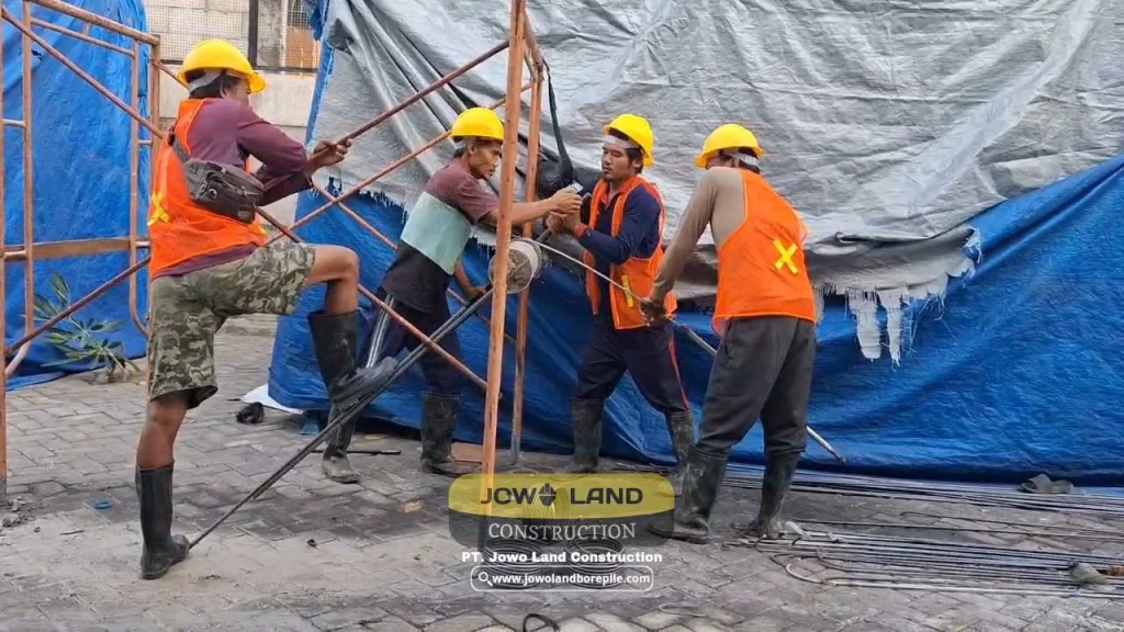 Pembesian Bore Pile PT. Jowoland Construction