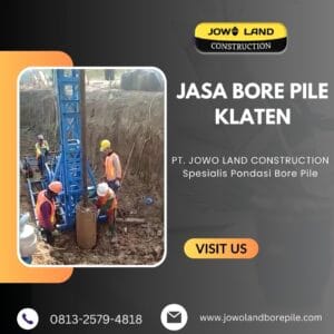 Jasa Bore Pile Klaten 5 Jasa bore pile di klaten metode pengeboran menggunakan metode mesin mini crane bore pile - PT. Jowo Land Construction