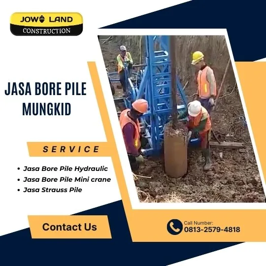 Jasa bore pile di mungkid metode pengeboran menggunakan metode hydraulic bore pile - PT. Jowo Land Construction (1)
