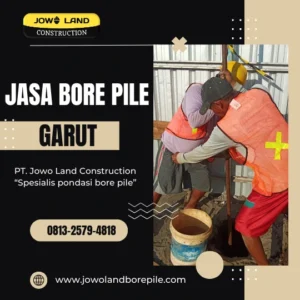 Jasa strauss Pile Garut metode pengeboran menggunakan alat manual - PT. Jowo Land Construction