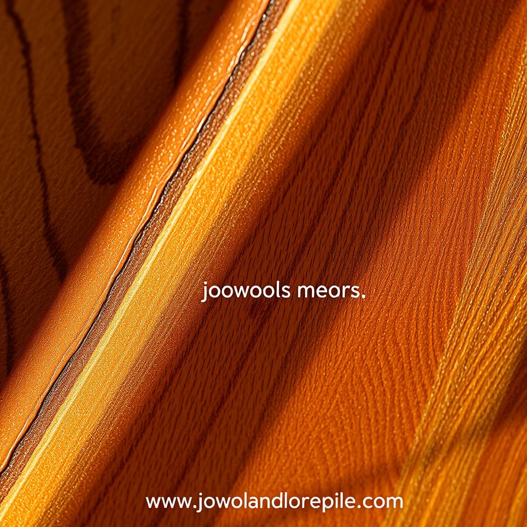 A high-quality, close-up shot of detailed wood finishing on an exclusive, premium-grade hardwood product, showcasing the natural grains and textures. The lighting is warm and directional, casting subtle shadows that accentuate the intricate woodworking. The camera angle is slightly elevated, providing a clear, unobstructed view of the craftsmanship. The overall mood is one of artisanal elegance, highlighting the beauty and exclusivity of the material. The brand name "www.jowolandborepile.com" is subtly indicated within the image.