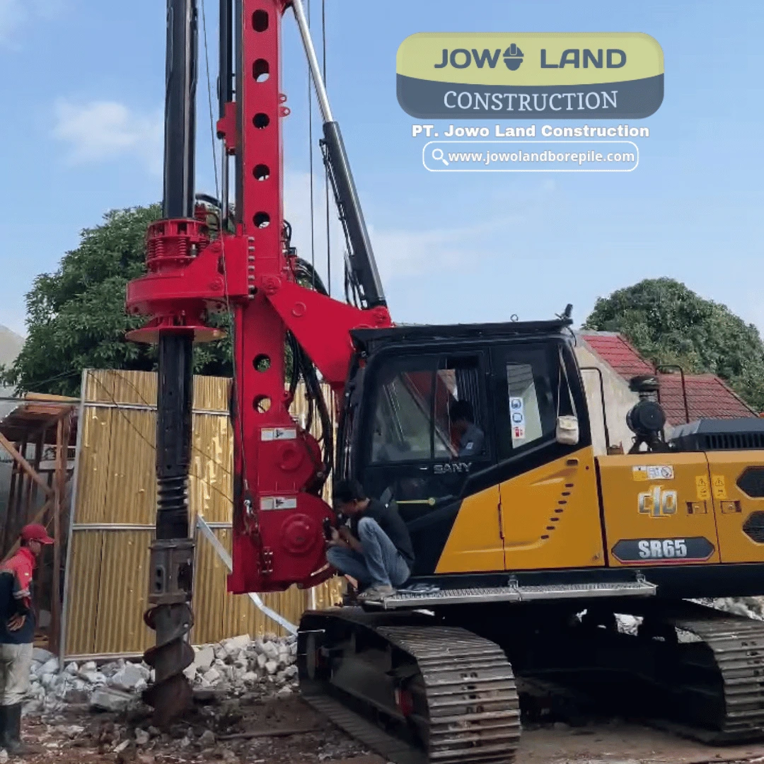 Jasa Bore Pile Mini Hydraulic Machine - PT. Jowo Land Construction Jasa Bore Pile Mini Hydraulic Machine - PT. Jowo Land Construction