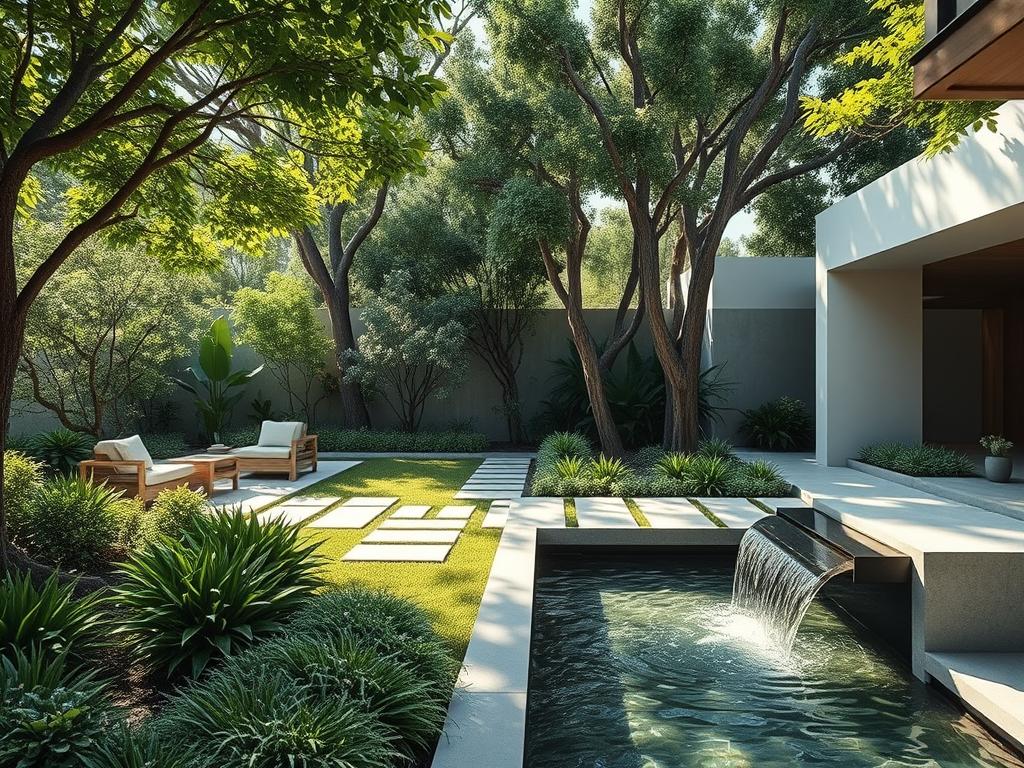 taman depan rumah minimalis modern
