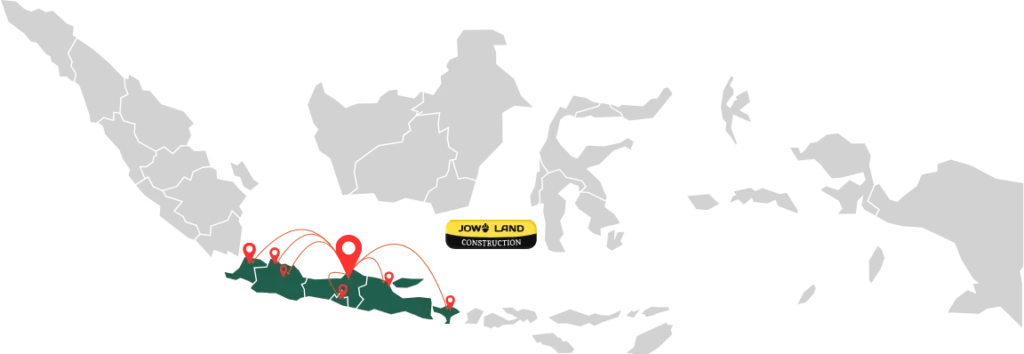 Area layanan PT. Jowo Land Construction